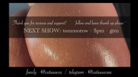 cutieeeeva from Chaturbate - Feb 21, 2026 20:39 - 32 min